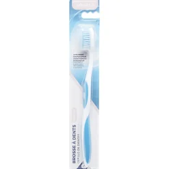 Gifi Bien-Être^Brosse à dent Medium polyester blanc/bleu