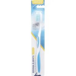 Gifi Bien-Être^Brosse à dent Souple polyester blanc/bleu