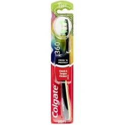 Gifi Bien-Être^Brosse à dents Colgate 360° Fresh&Protect poils souples