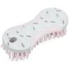 Gifi Beauté^Brosse de nettoyage décorée 16x7x3,5cm rose