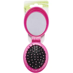 Gifi Beauté^Brosse de sac ronde rétractable avec miroir