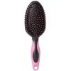 Gifi Beauté^Brosse pneumatique ovale picots perlés pvc fuchsia noir