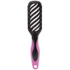 Gifi Beauté^Brosse tunnel multi-usages picots perlés pvc noir fuchsia