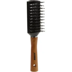 Gifi Beauté^Brosse tunnel multi-usages picots perlés manche en bois