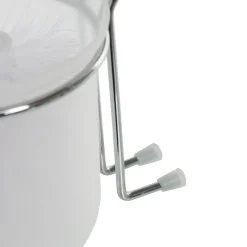 Gifi Equipement Wc^Brosse WC à ventouse gris blanc