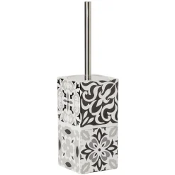 Gifi Equipement Wc^Brosse WC avec support céramique design carreau de ciment