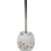 Gifi Nettoyage Et Entretien|Brosse WC blanche motif fleurs de cerisier roses