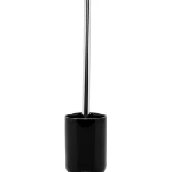 Gifi Equipement Wc^Brosse WC manche inox céramique noir