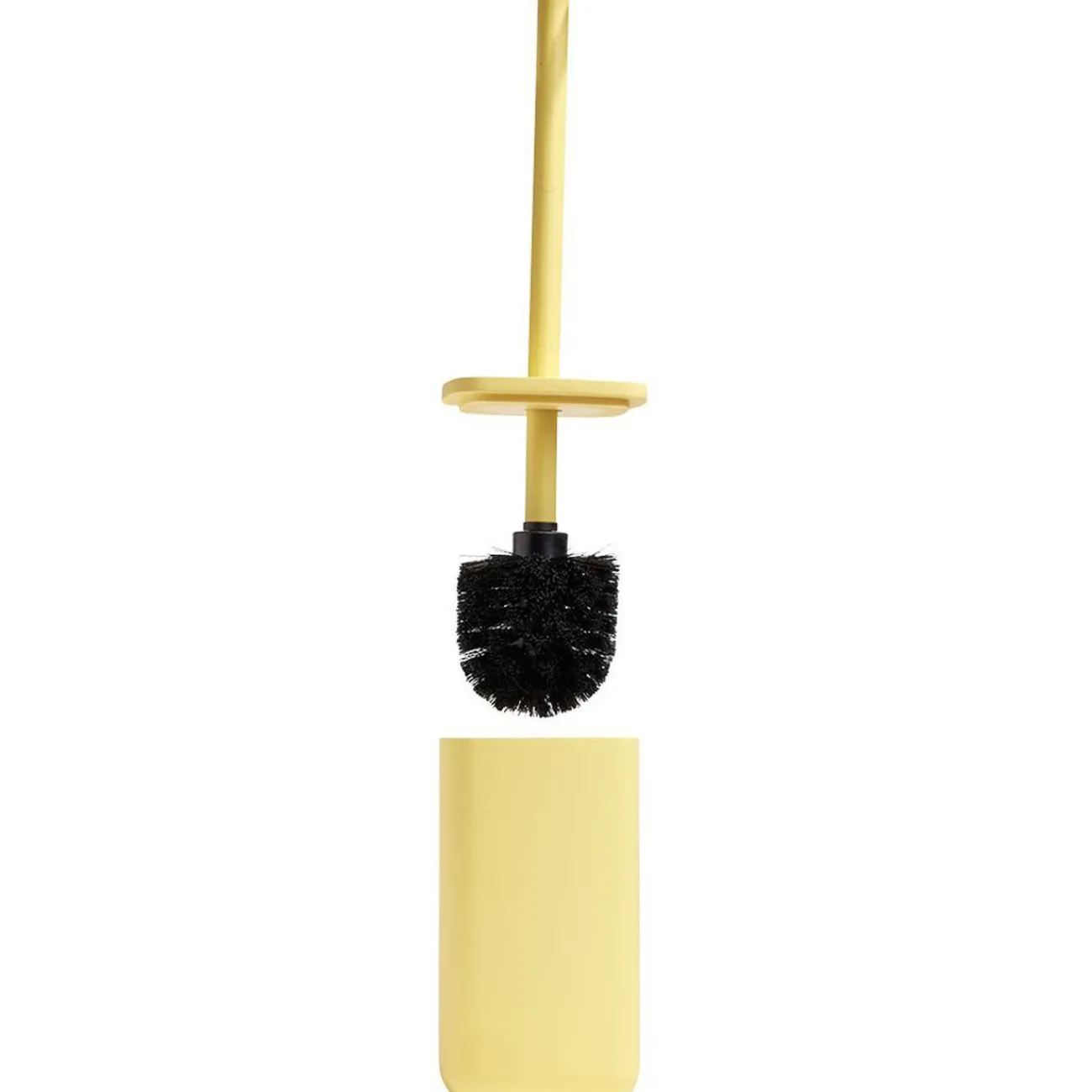 Gifi Equipement Wc^Brosse WC polyrésine jaune Sunflow Ø9,6xH35cm