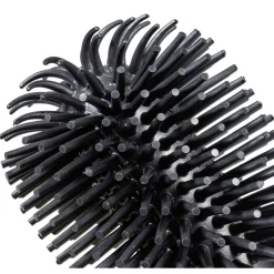 Gifi Equipement Wc^Brosse WC silicone ronde avec support noir
