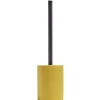 Gifi Equipement Wc^Brosse WC socle rond grès jaune Ø9,2xH36cm