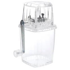 Gifi Broyeur à glaçon glace pilée acier inoxydable 15,5x11,5xH23,8cm