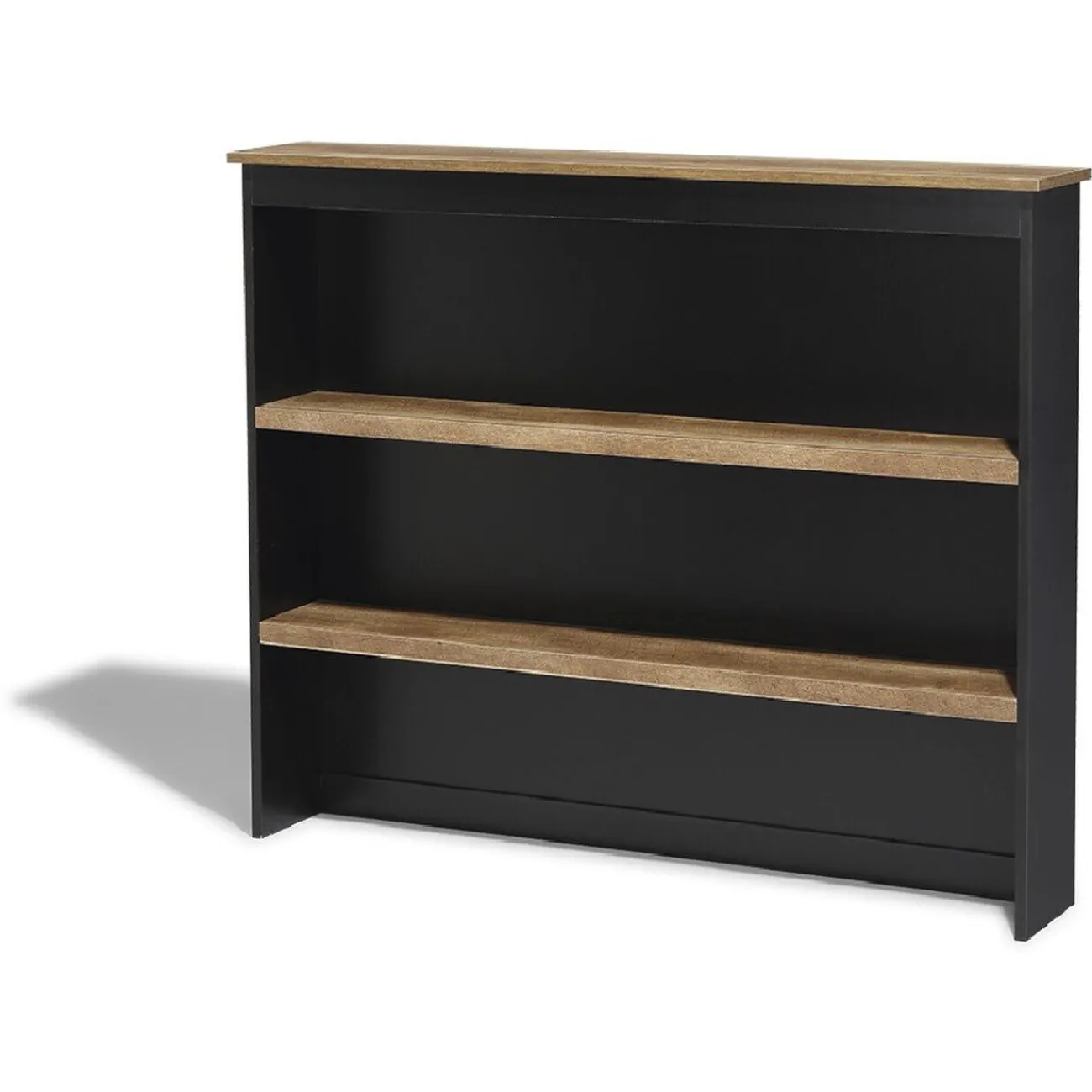 Gifi Rangement|Buffet haut Florence noir et miel 2 étagères