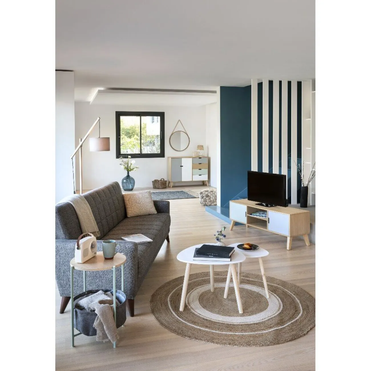 Gifi Rangement|Buffet Pia multicolore 4 tiroirs