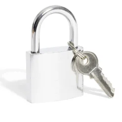 Gifi Outils Bricolage^Cadenas en acier gris chromé de 38 mm - 2 clés