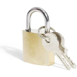 Gifi Outils Bricolage^Cadenas en acier massif jaune 25mm - 2 clés