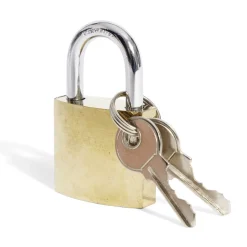 Gifi Outils Bricolage^Cadenas en acier massif jaune 32mm - 2 clés