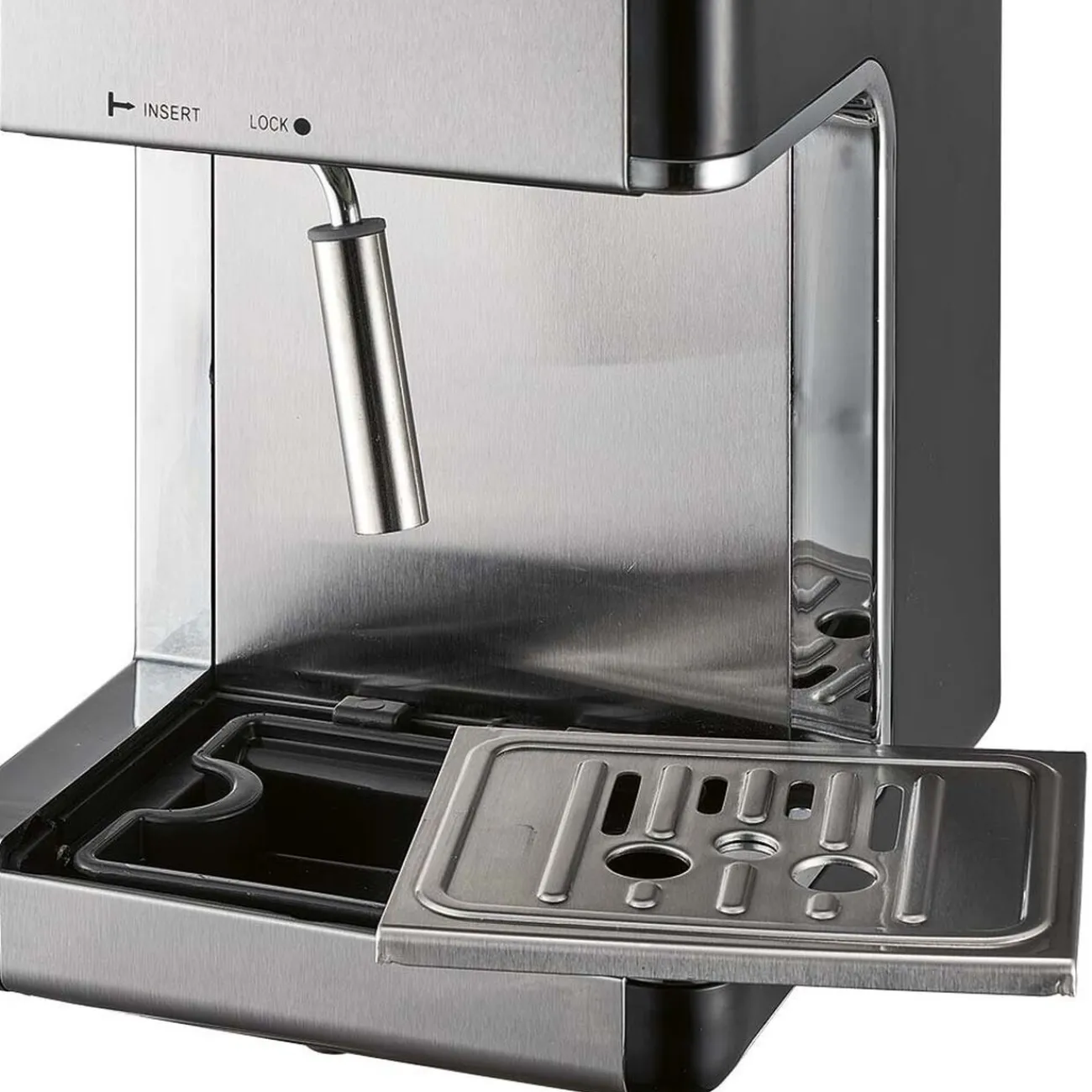 Gifi Cafetière expresso Homday noire pour café moulu 800 W