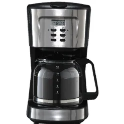 Gifi Cafetière programmable noire et grise 1,5 L