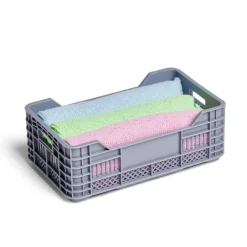 Gifi Cagette polypropylène bleue L17x10xH6cm