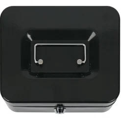 Gifi Rangement|Caisse à monnaie avec 2 clés métal gris foncé