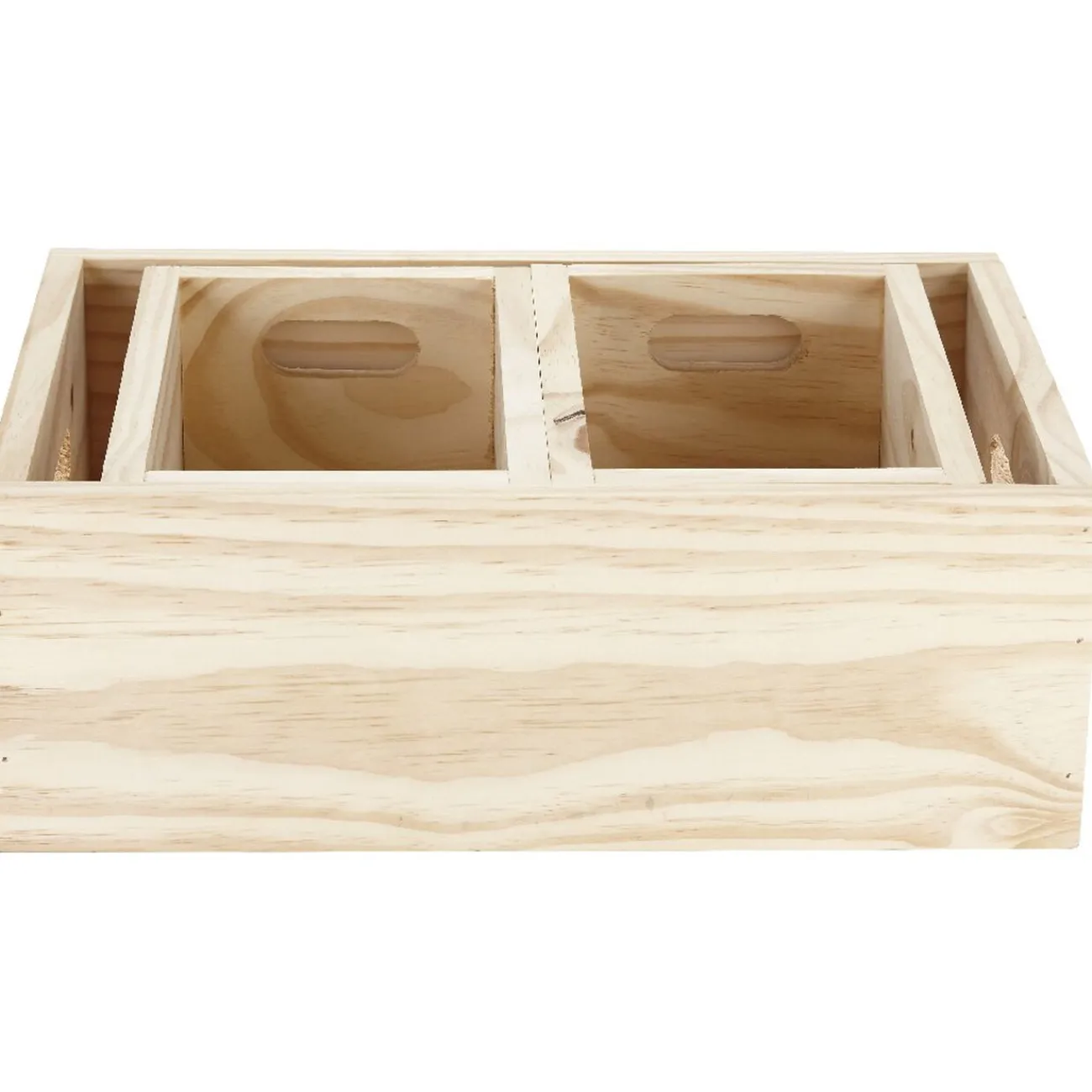 Gifi Rangement|Caisse de rangement en bois x3