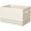 Gifi Rangement|Caisse de rangement en bois L.38 x l.28 x H.33 cm