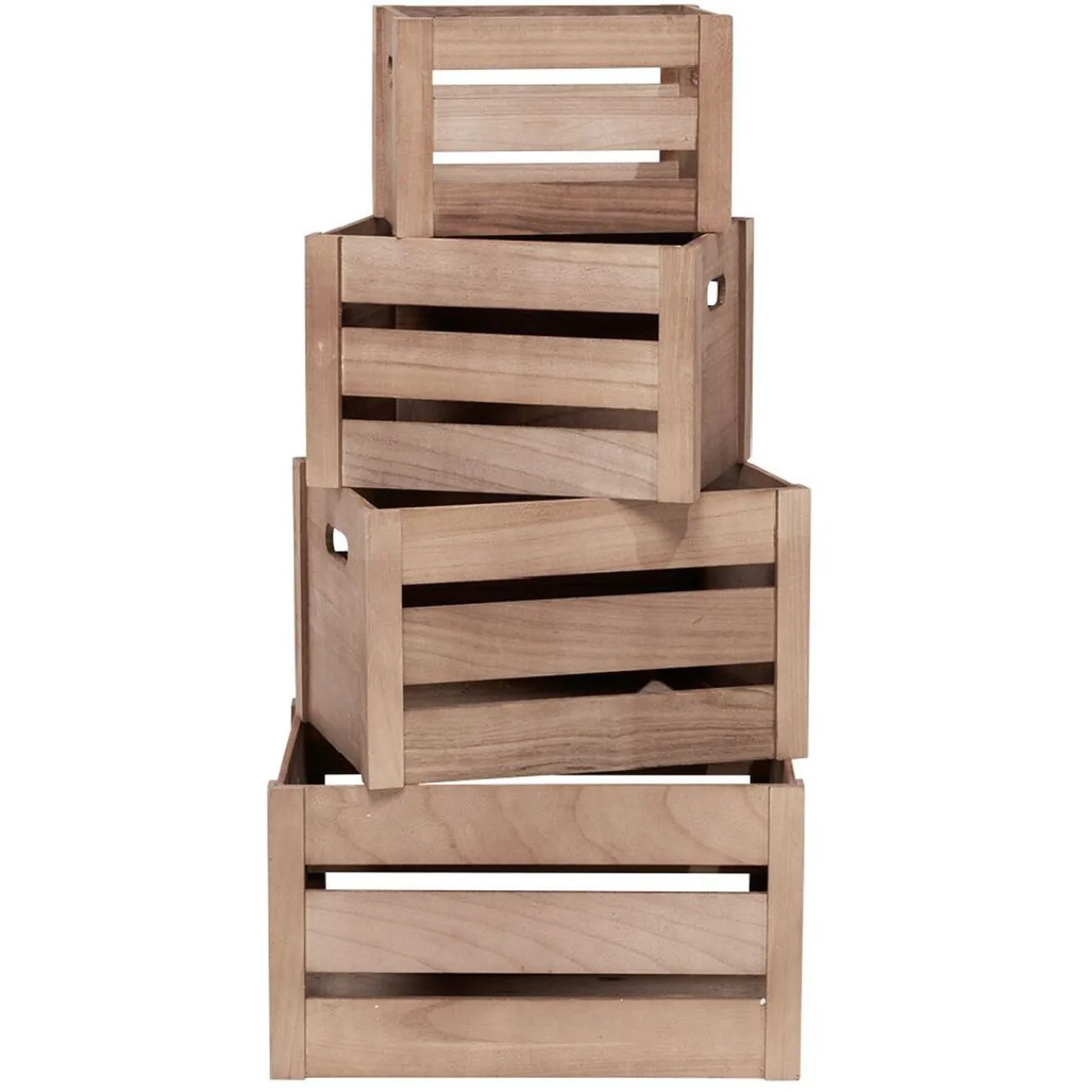 Gifi Rangement|Caisse de rangement en bois Taille M