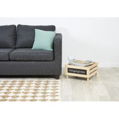 Gifi Rangement|Caisse de rangement superposable en bois