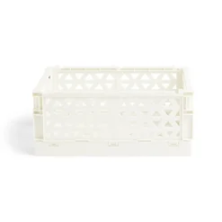 Gifi Rangement|Caisse pliable beige pastel 3,4L - 24x17xH10cm