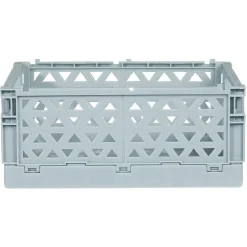 Gifi Rangement|Caisse pliable polypropylène 17x12x7.5cm bleu