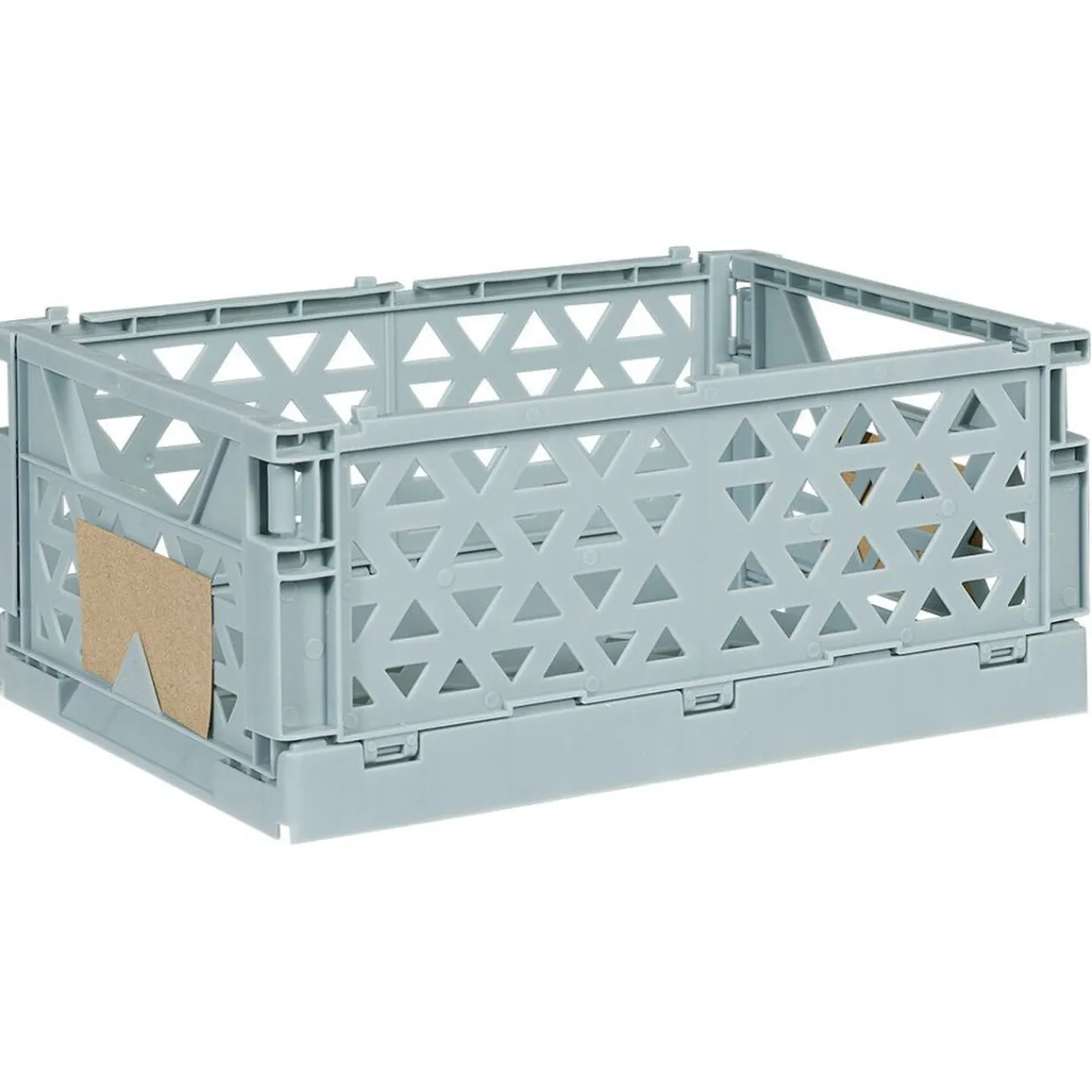 Gifi Rangement|Caisse pliable polypropylène 24x17x10cm bleu