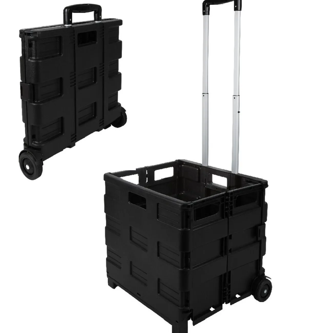 Gifi Rangement|Caisse pliante 45 Là roulettes noir