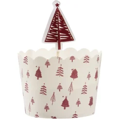 Gifi Caissette à gâteau avec décoration x18