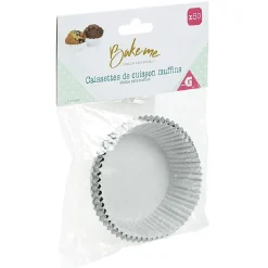 Gifi Caissette à muffin en aluminium gris x80