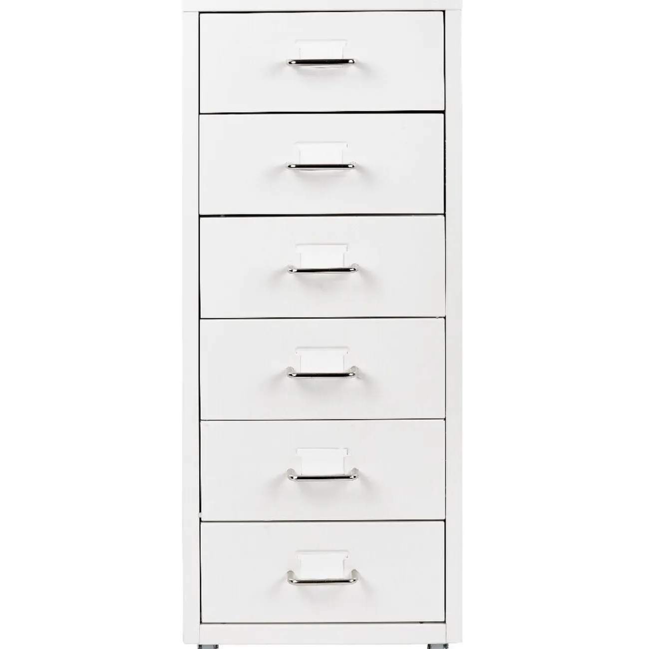 Gifi Rangement|Caisson 6 tiroirs 4 roues blanc