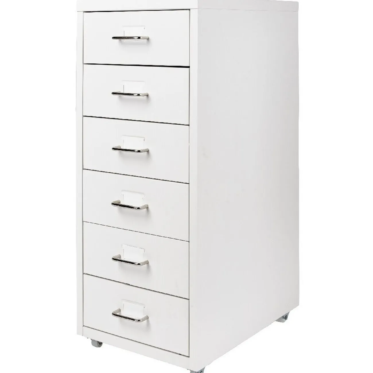 Gifi Rangement|Caisson 6 tiroirs 4 roues blanc