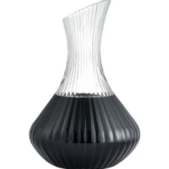 Gifi Carafe à décanter 1,5L strie en relief verre transparent