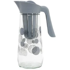 Gifi Carafe en verre 1,5L avec infuseur en silicone