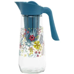 Gifi Carafe en verre 1,5L avec infuseur en silicone