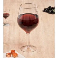 Gifi Carafe en verre transparent en forme de verre