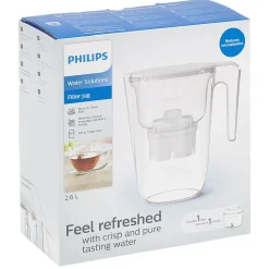 Gifi Carafe filtrante Philips Micro X-Clean 2,6 L + 1 filtre