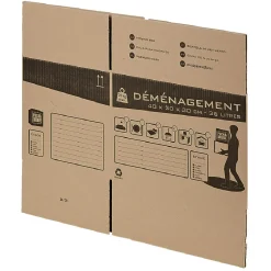 Gifi Rangement|Carton de déménagement 36 L