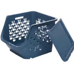 Gifi Rangement|Casier de rangement superposable avec couvercle