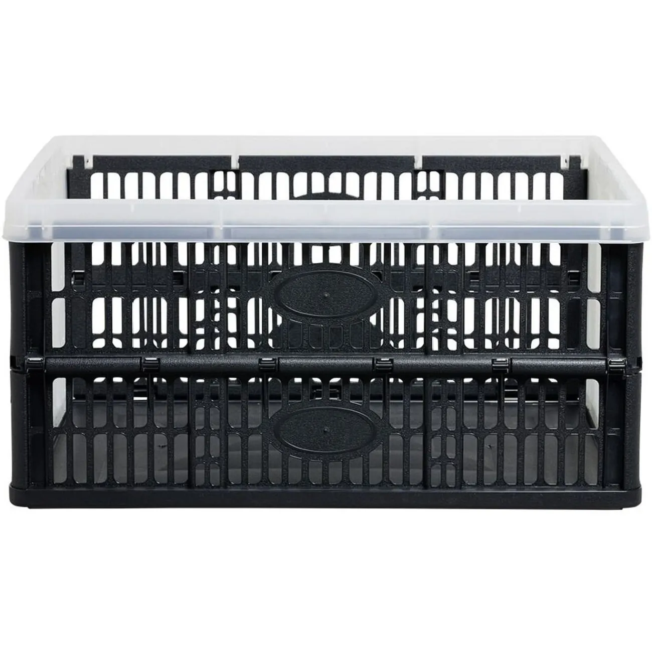 Gifi Rangement|Casier pliant 32L noir et blanc