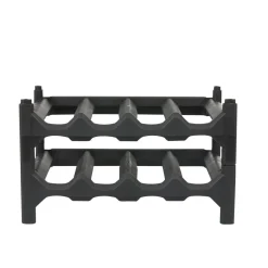 Gifi Casier pour 8 bouteilles noir