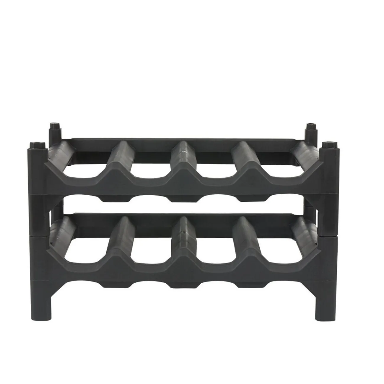 Gifi Casier pour 8 bouteilles noir