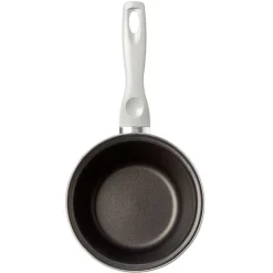 Gifi Casserole acier émaillé noir et blanc Ø 16 cm
