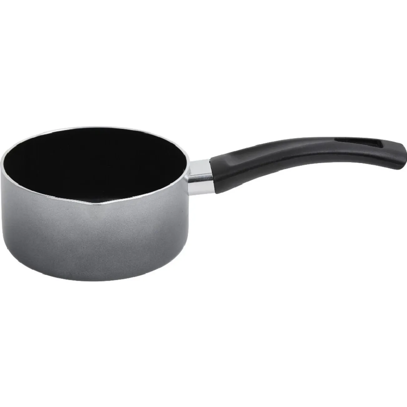Gifi Casserole aluminium anti adhérente grise Ø 14