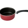 Gifi Casserole aluminium antiadhésive noir et rouge Ø 18 cm